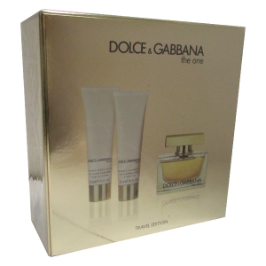 Dolce & Gabbana The One Edp 75ml + Body Lotion 50ml +  Shower Gel 50ml Set