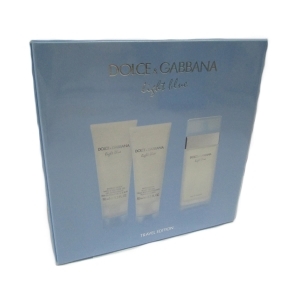 Dolce & Gabbana Light Blue Edt 100ml +  Body Lotion 100ml + Shower Gel 100ml Set